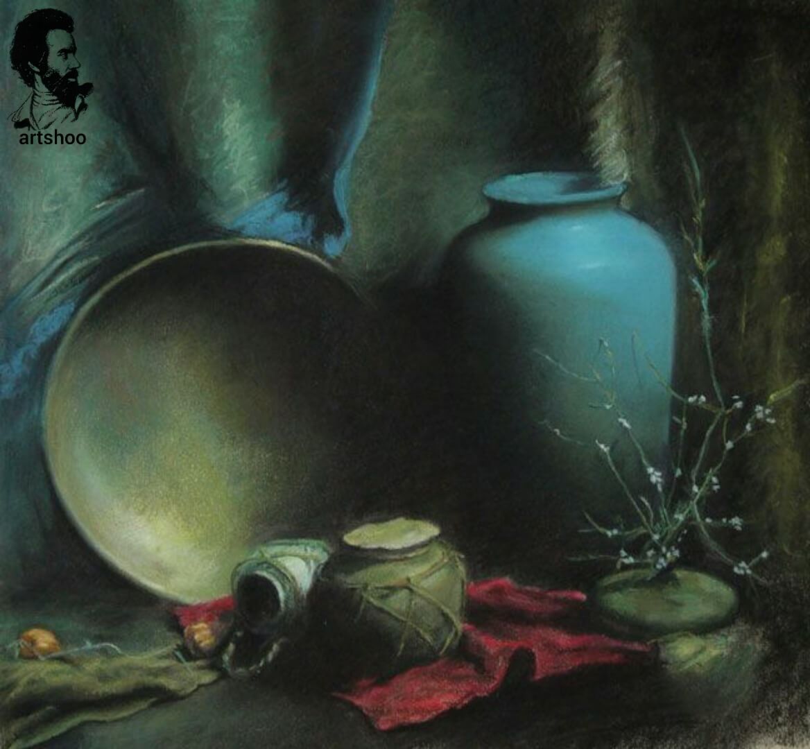 آموزش نقاشی رنگ روغن